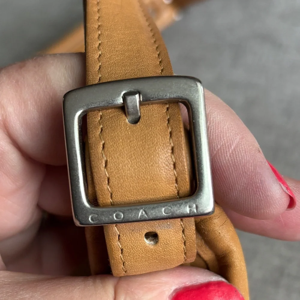 Vintage Coach Andrea, Tan - Picture 7 of 16